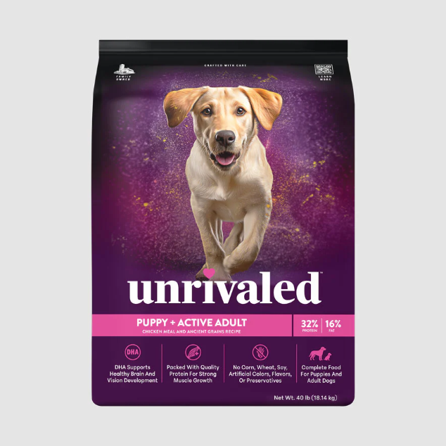 UNRIVALED PUPPY & ACTIVE ADULT - 40#