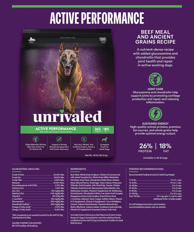 UNRIVALED ACTIVE PERFORMANCE - 40#
