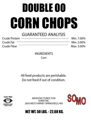 DOUBLE OO CORN CHOPS - 50#