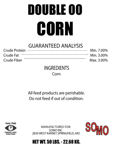 DOUBLE OO WHOLE CORN - 50#