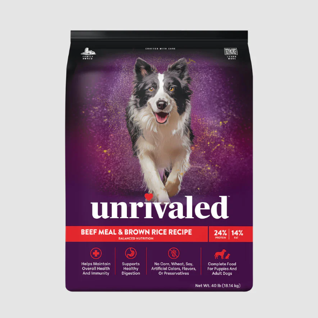 UNRIVALED BEEF MEAL & BROWN RICE - 40#