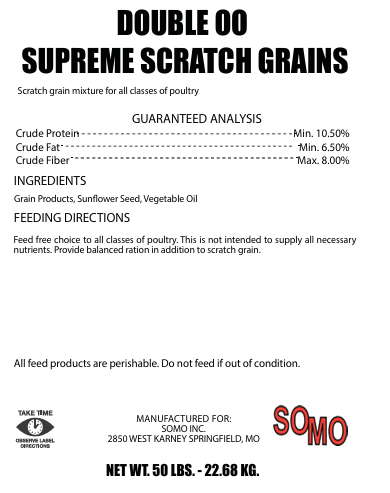 DOUBLE OO SUPREME SCRATCH - 50#