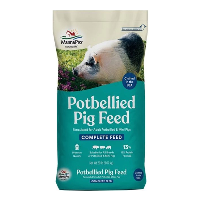 MANNA PRO POTBELLIED PIG FEED 20LB
