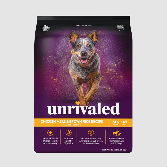 UNRIVALED CHICKEN MEAL & BROWN RICE - 40#