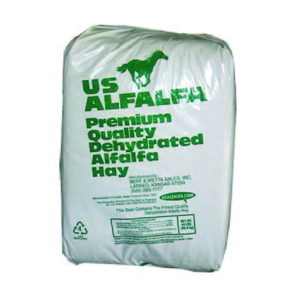 DEHYDRATED ALFALFA HAY BALE