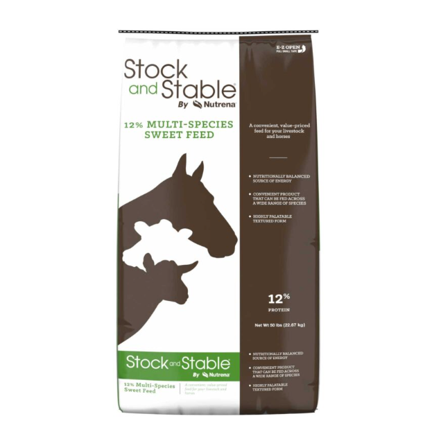 STOCK AND STABLE 12% MULTI-SPECIES SWEET FEED