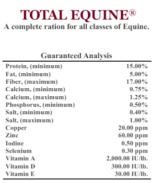 TOTAL EQUINE  40#