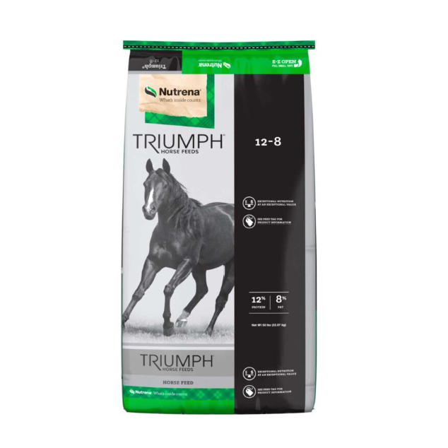 TRIUMPH 12-8 HORSE PELLET - 50#