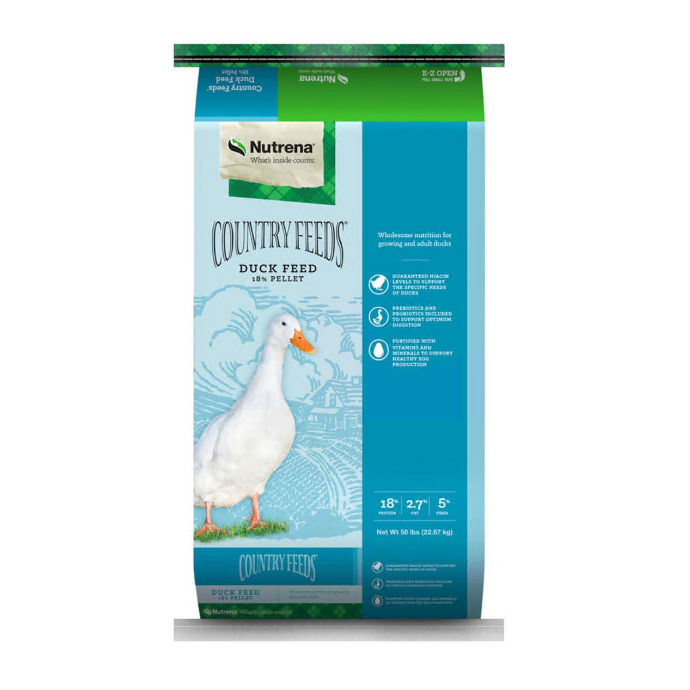 COUNTRY FEEDS 18% DUCK PELLET