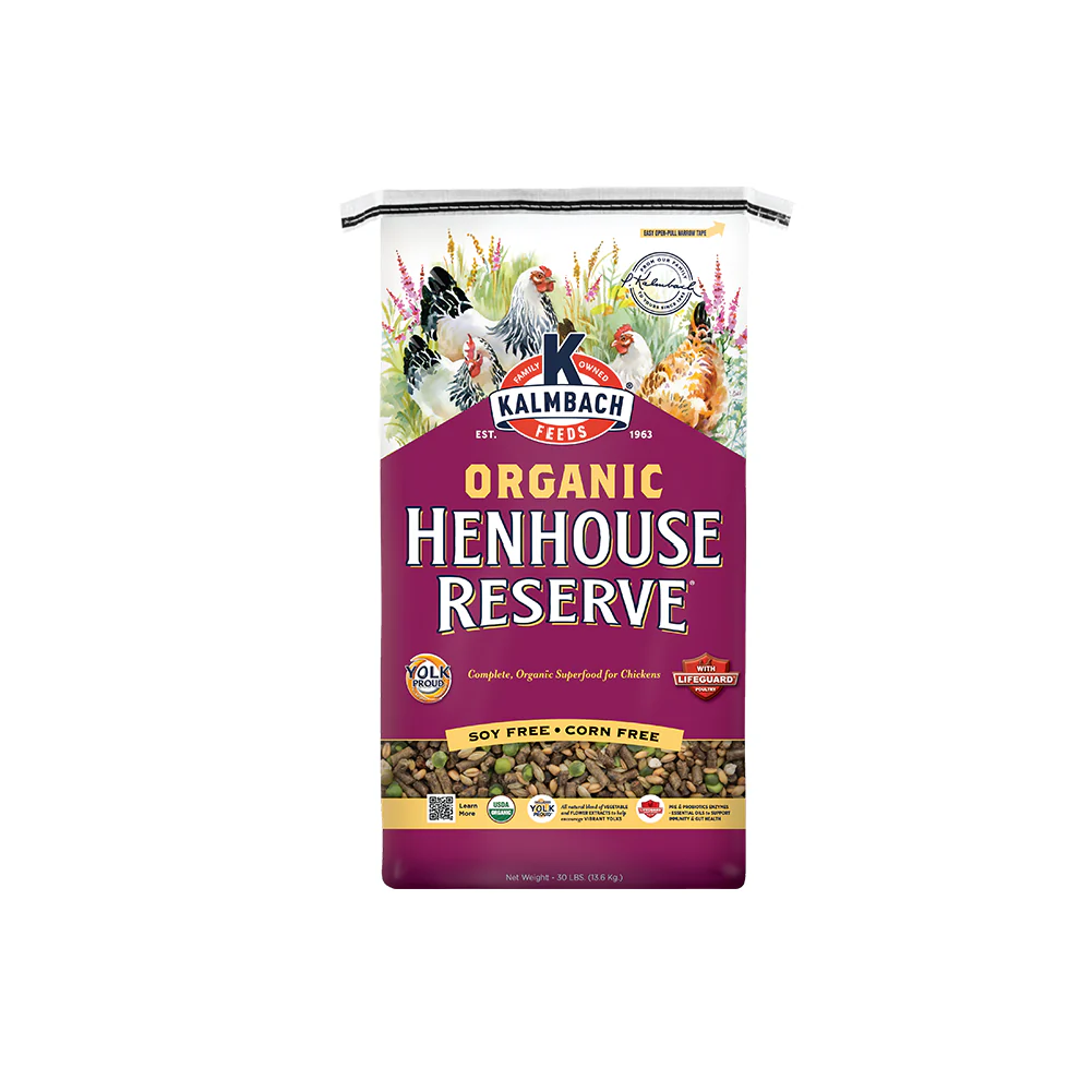 HENHOUSE RESERVE ORGANIC NON-GMO CHICKEN FEED - 30#