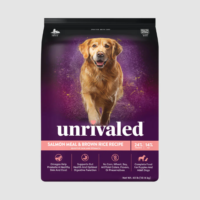 UNRIVALED SALMON MEAL & BROWN RICE - 40#