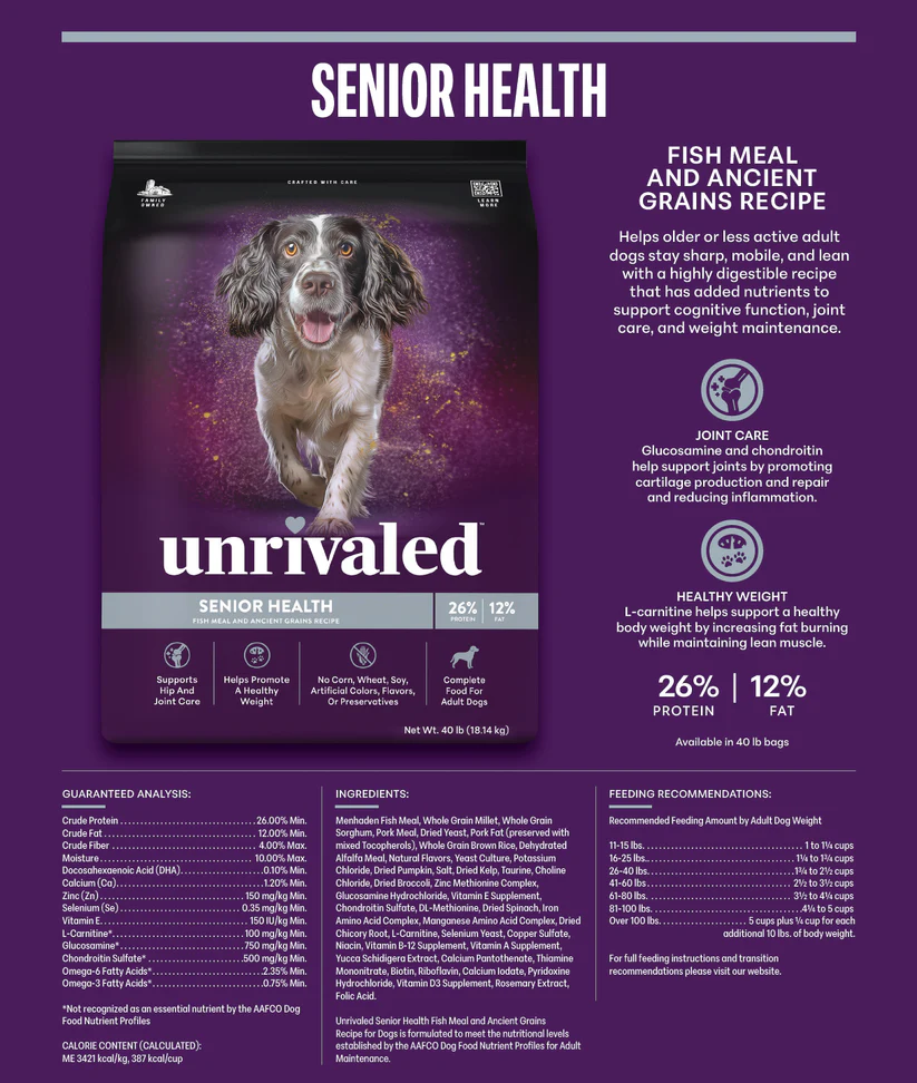 UNRIVALED SENIOR HEALTH - 40#